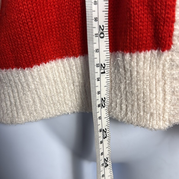 No comment NYLA medium Christmas, candy, cane cardigan, red white striped - Picture 10 of 12